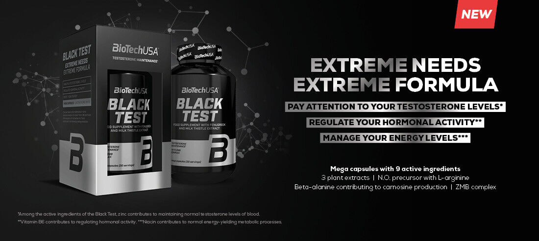BioTechUSA Black Test Capsules | FamiliaBoost
