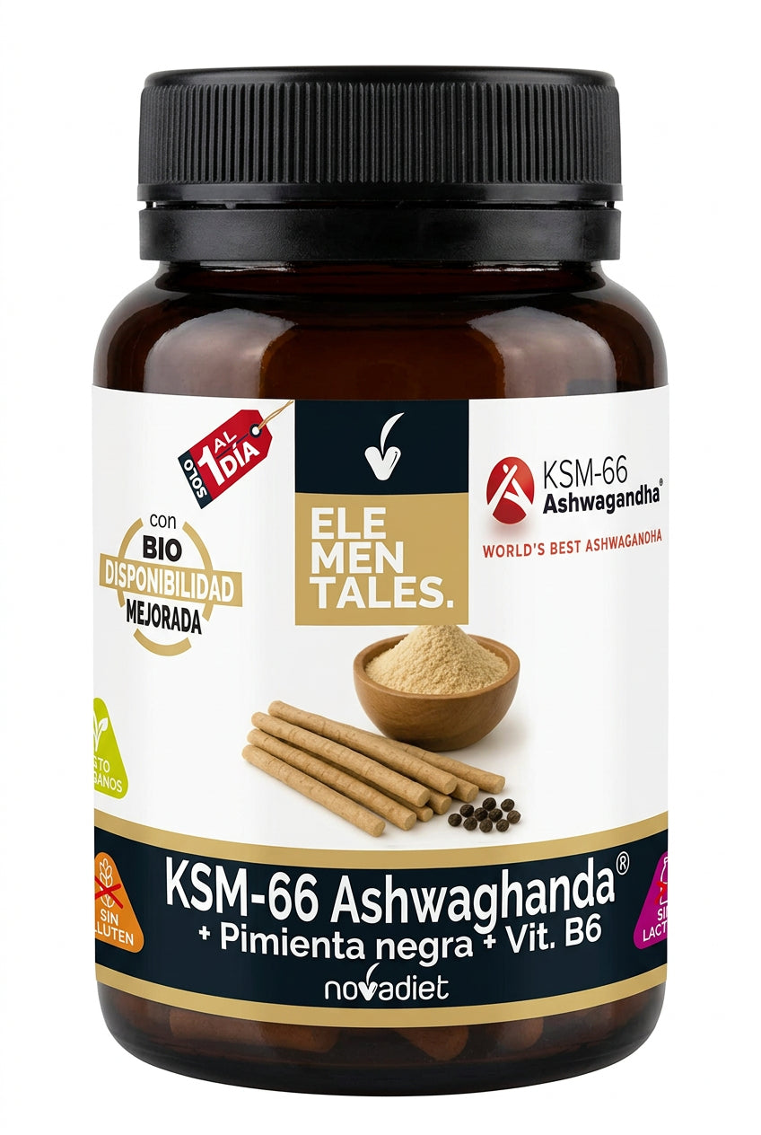Novadiet KSM-66 Ashwagandha 600 mg 30 Tablets | FamiliaBoost