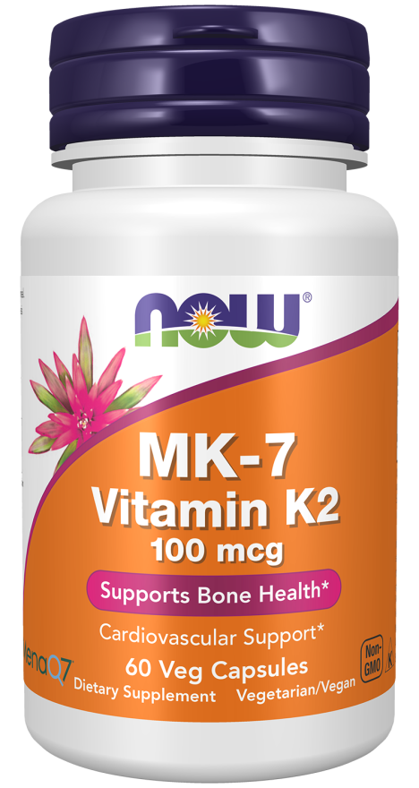 NOW MK-7 Vitamin K2 Capsules | FamiliaBoost
