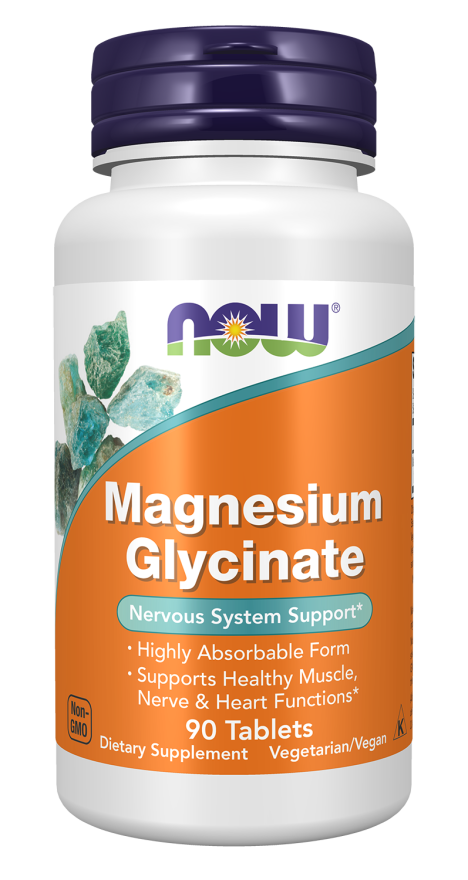 NOW Magnesium Glycinate Tablets — product image 4 | FamiliaBoost