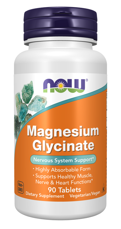 NOW Magnesium Glycinate Tablets — product image 4 | FamiliaBoost