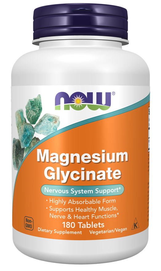 NOW Magnesium Glycinate Tablets — product image 5 | FamiliaBoost