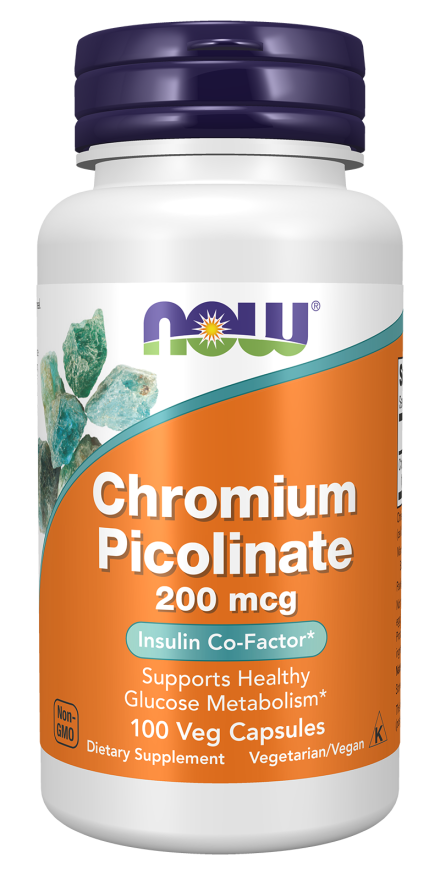 NOW Chromium Picolinate Capsules | FamiliaBoost