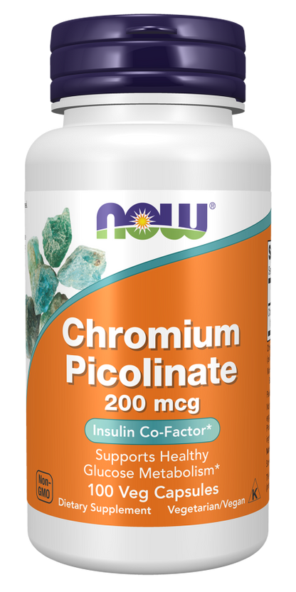 NOW Chromium Picolinate Capsules | FamiliaBoost