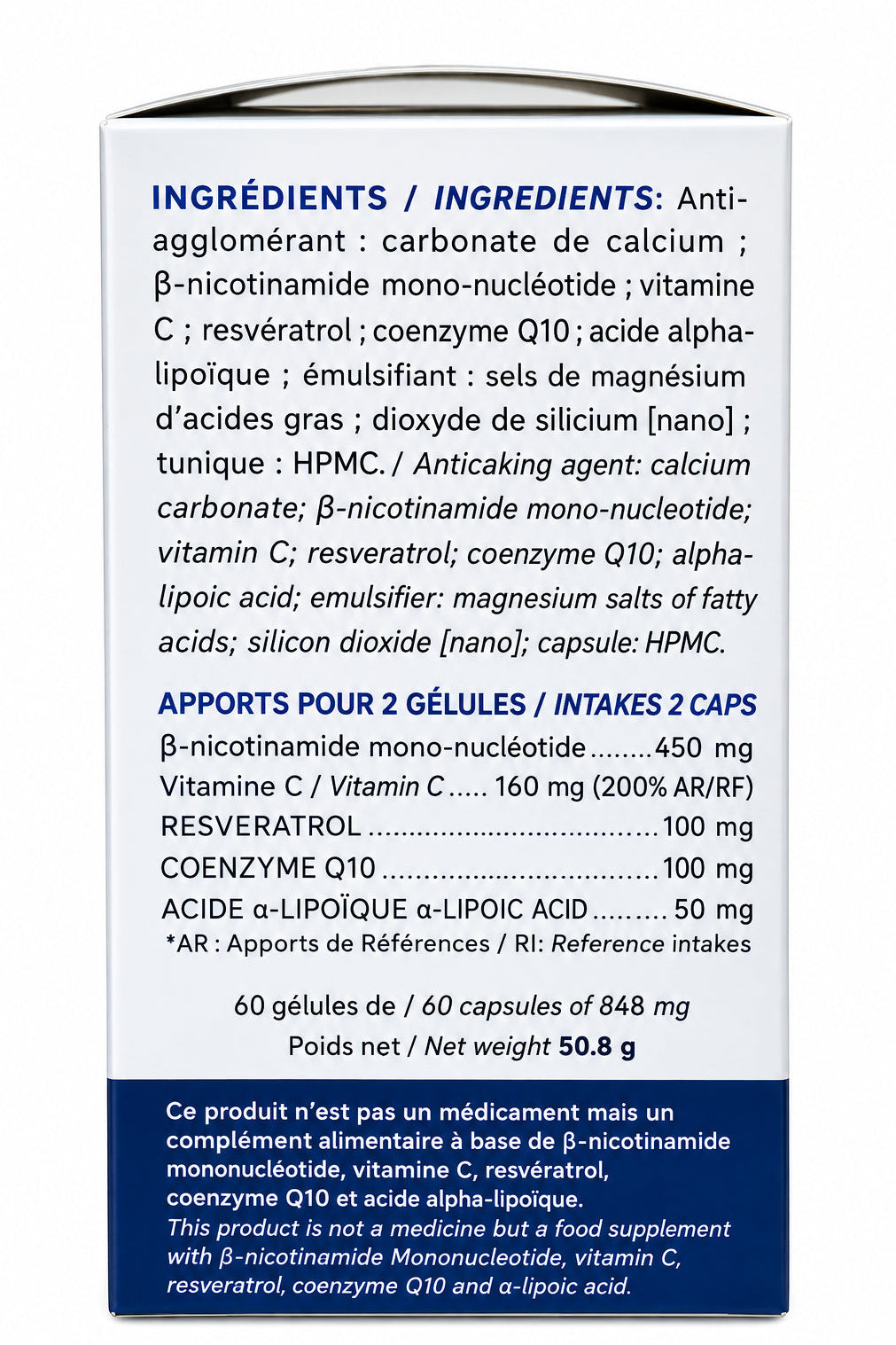 Eric Favre NMN+ Capsules — product image 3 | FamiliaBoost