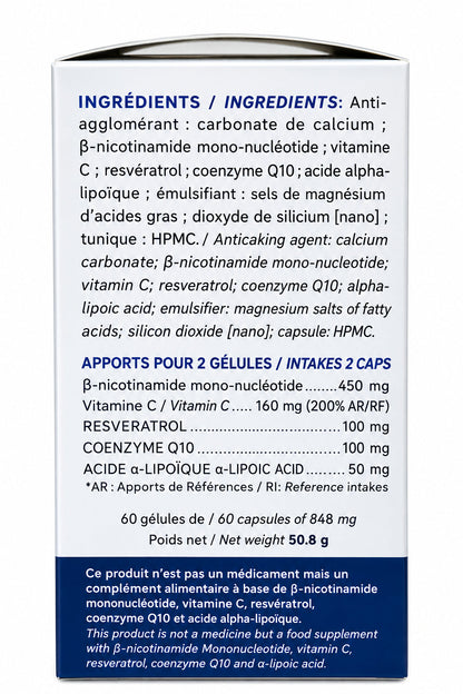 Eric Favre NMN+ Capsules — product image 3 | FamiliaBoost