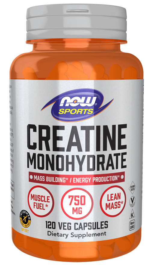 NOW Creatine Monohydrate Capsules | FamiliaBoost