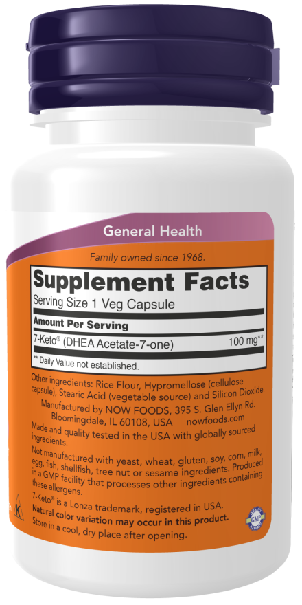 NOW 7-Keto Capsules — product image 2 | FamiliaBoost