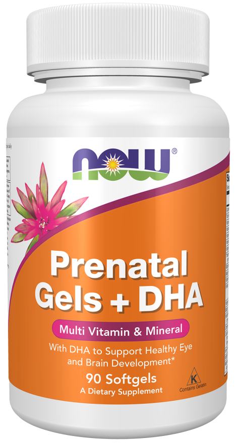 NOW Prenatal Gels + DHA | FamiliaBoost