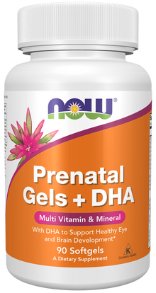 NOW Prenatal Gels + DHA | FamiliaBoost
