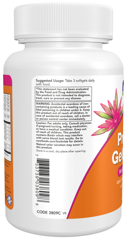 NOW Prenatal Gels + DHA — product image 4 | FamiliaBoost