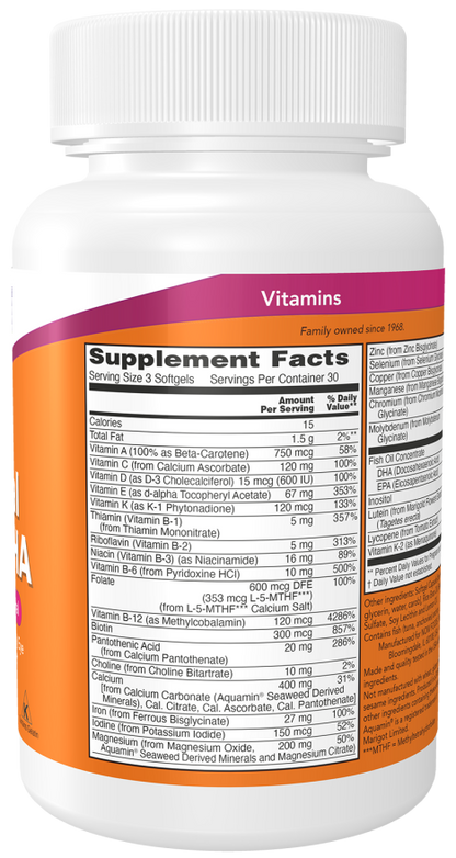 NOW Prenatal Gels + DHA — product image 2 | FamiliaBoost