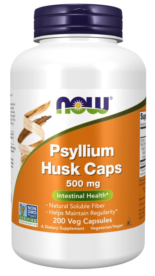 NOW Psyllium Husk Veg Capsules | FamiliaBoost