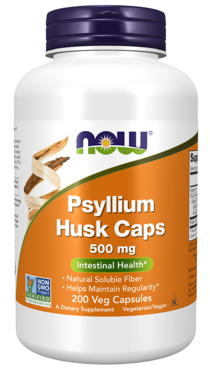 NOW Psyllium Husk Veg Capsules | FamiliaBoost