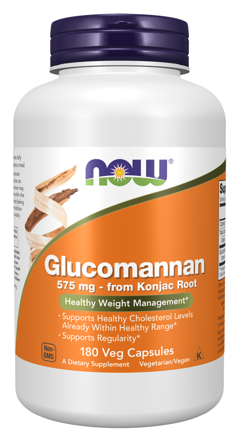 NOW Glucomannan Capsules | FamiliaBoost