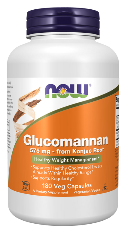 NOW Glucomannan Capsules | FamiliaBoost