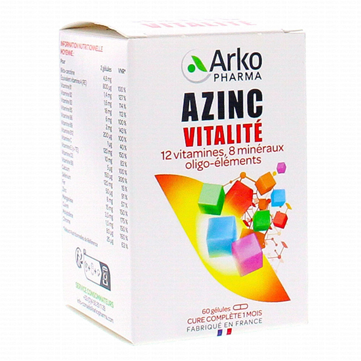Arkopharma Azinc Vitalite | FamiliaBoost