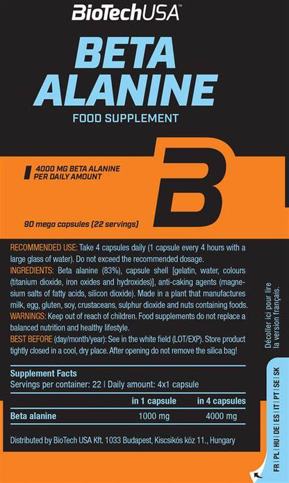 BioTechUSA Beta-Alanine Capsules | FamiliaBoost