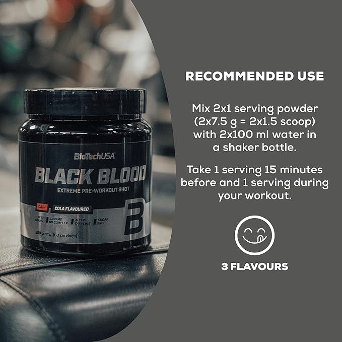 BioTechUSA Black Blood CAF+ 300g | FamiliaBoost