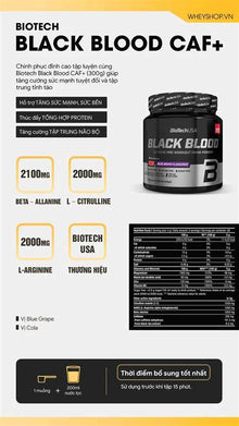 BioTechUSA Black Blood CAF+ 300g | FamiliaBoost