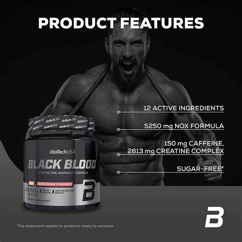BioTechUSA Black Blood CAF+ 300g | FamiliaBoost
