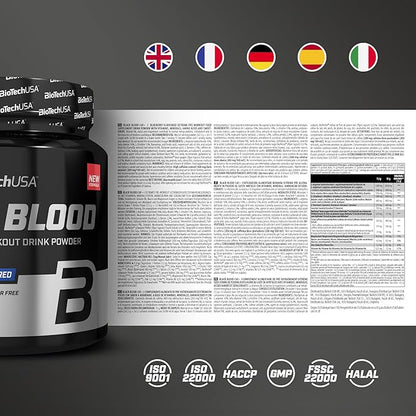BioTechUSA Black Blood CAF+ 300g | FamiliaBoost