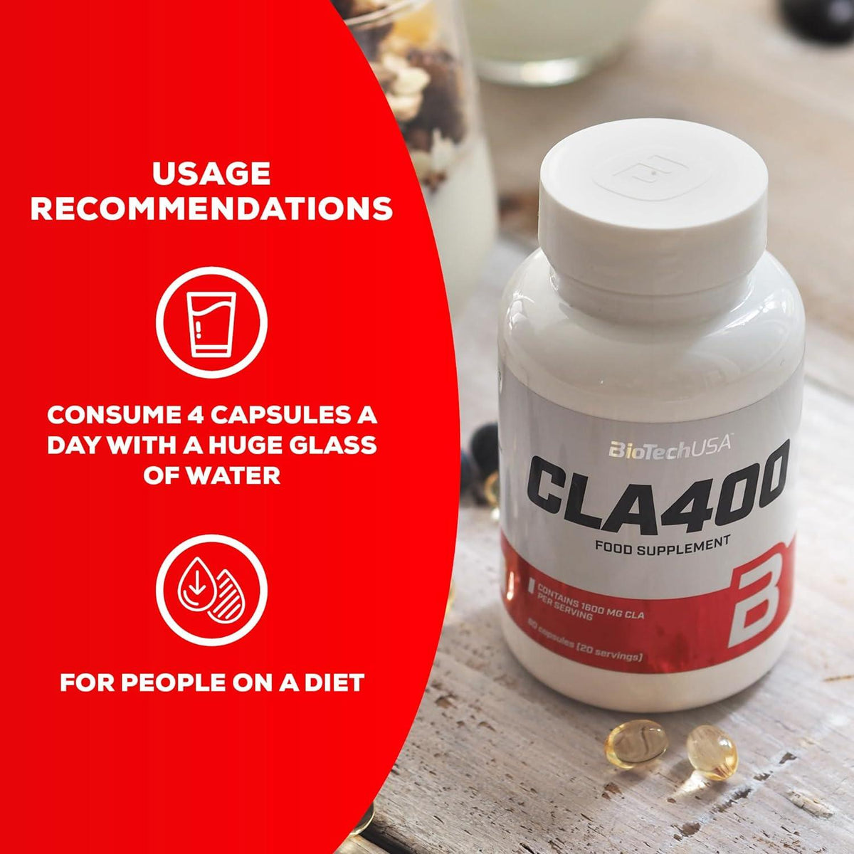 BioTechUSA CLA 400 Capsules | FamiliaBoost
