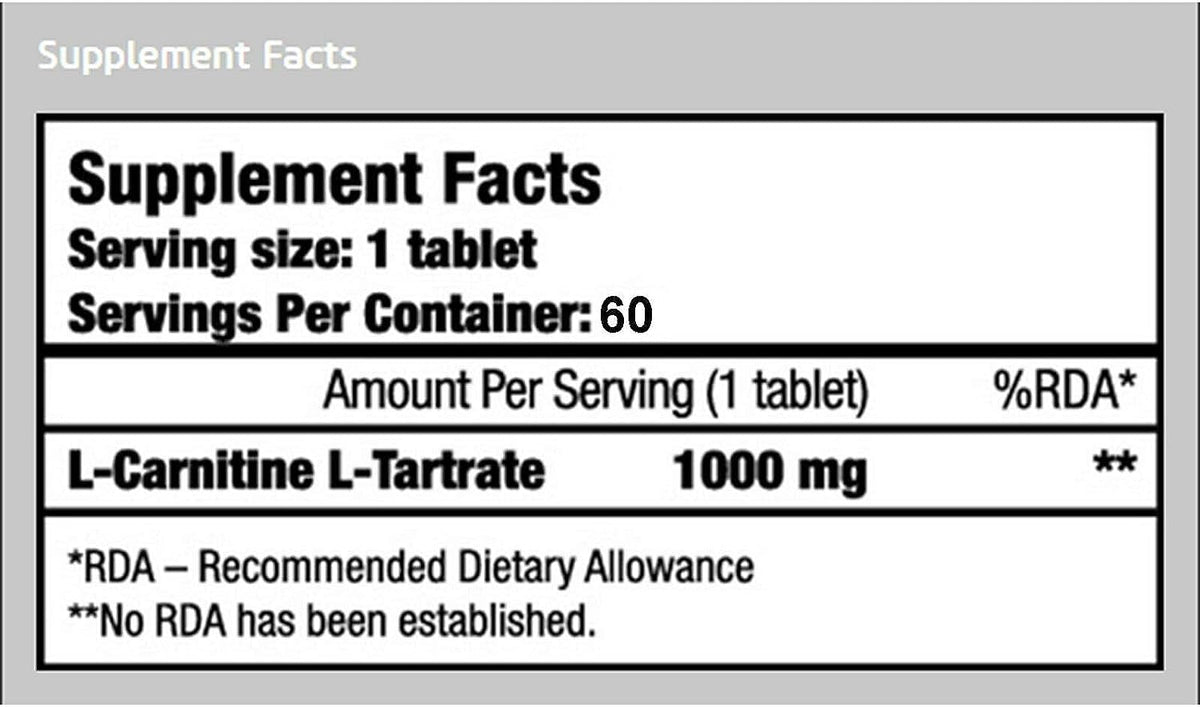 BioTechUSA L Carnitine Tablets | FamiliaBoost