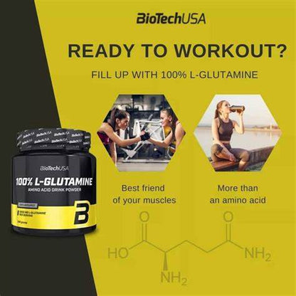 BioTechUSA L-Glutamine 240g Jar | FamiliaBoost