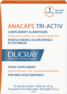 Ducray Anacaps Tri-Activ 30 Caps | FamiliaBoost