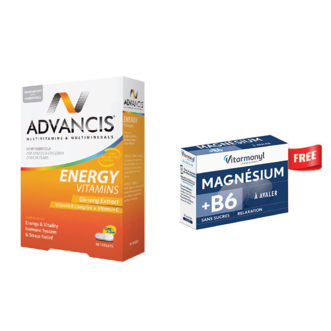 Energy Recharge Bundle Advancis Energy + Free Magnesium | FamiliaBoost