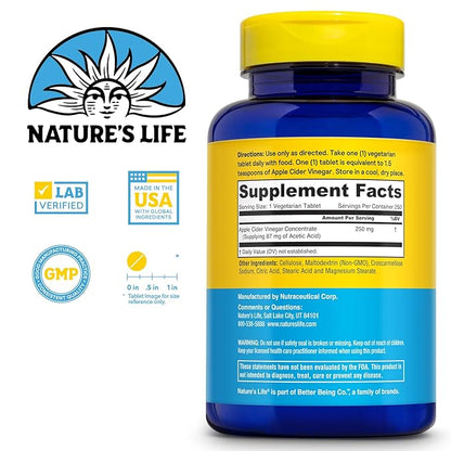 NATURE'S LIFE Apple Cidar Vinegar | FamiliaBoost