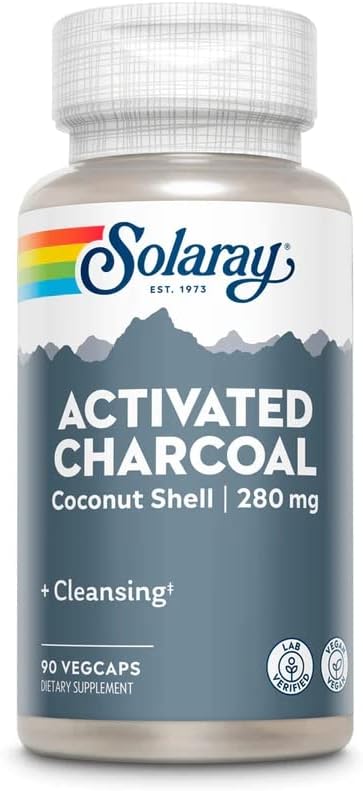 Solaray Activated Charcoal 280 mg | FamiliaBoost