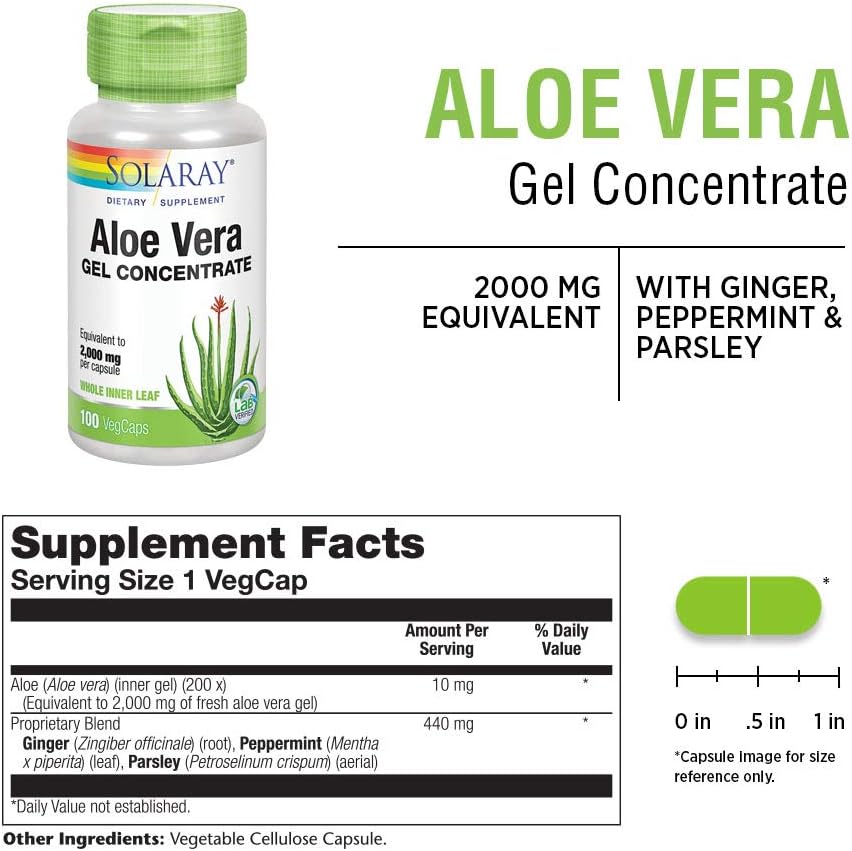 Solaray Aloe Vera Gel | FamiliaBoost