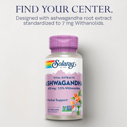 Solaray Ashwagandha Root Extract | FamiliaBoost