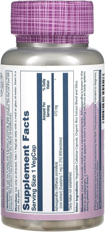 Solaray Ashwagandha Root Extract | FamiliaBoost