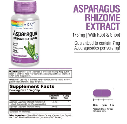 Solaray Asparagus Extract | FamiliaBoost