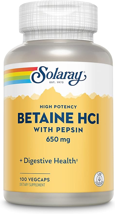 Solaray Betaine HCl - 650 mg | FamiliaBoost