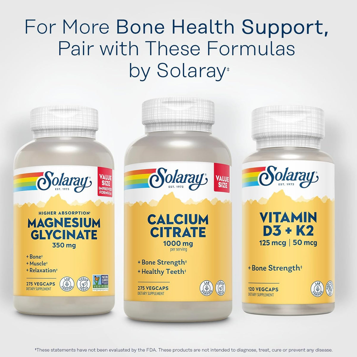 Solaray Calcium Citrate 1000 mg | FamiliaBoost