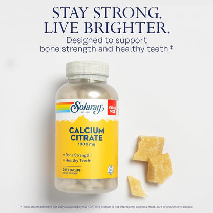 Solaray Calcium Citrate 1000 mg | FamiliaBoost