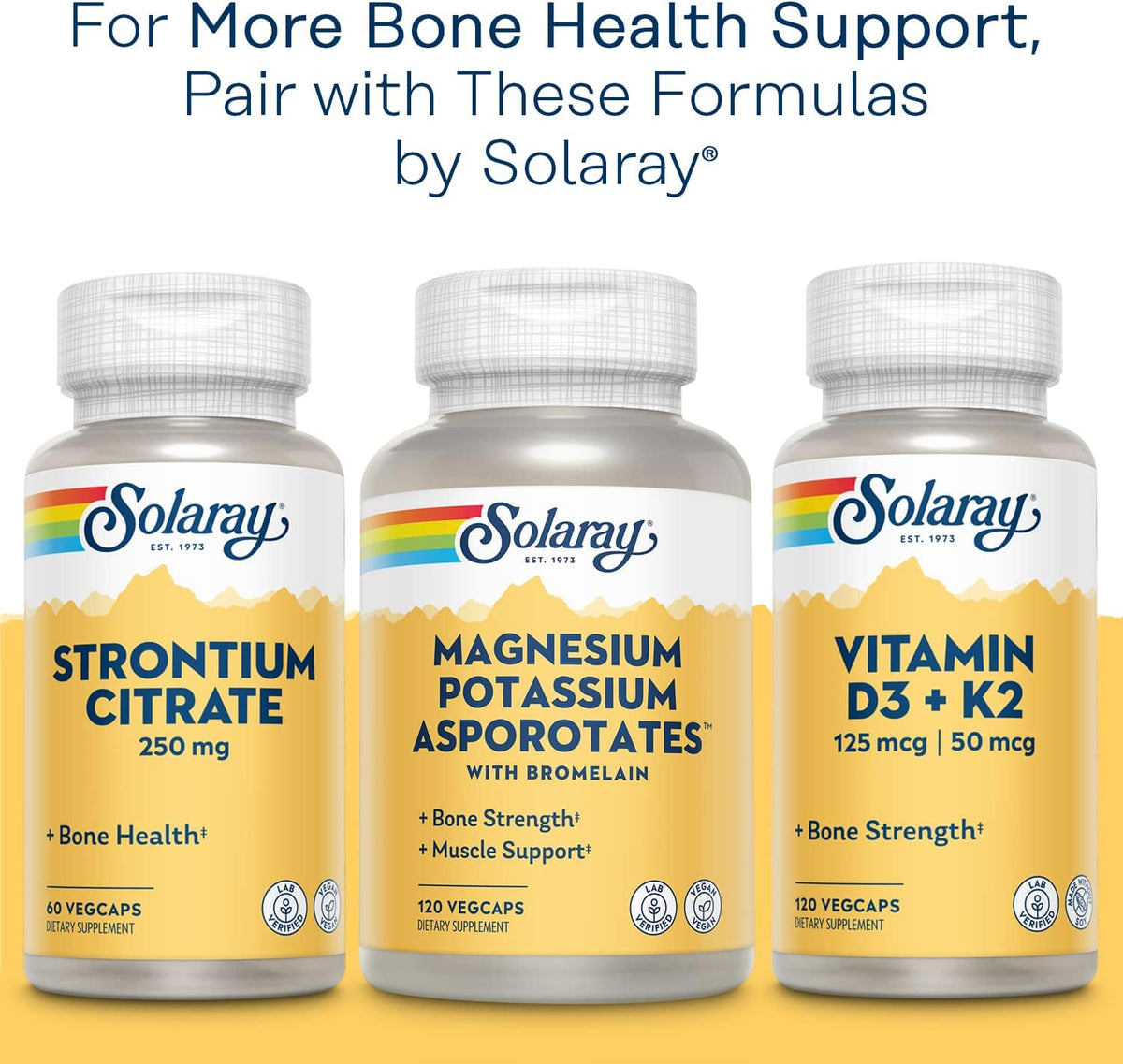 Solaray Calcium, Magnesium, Zinc | FamiliaBoost