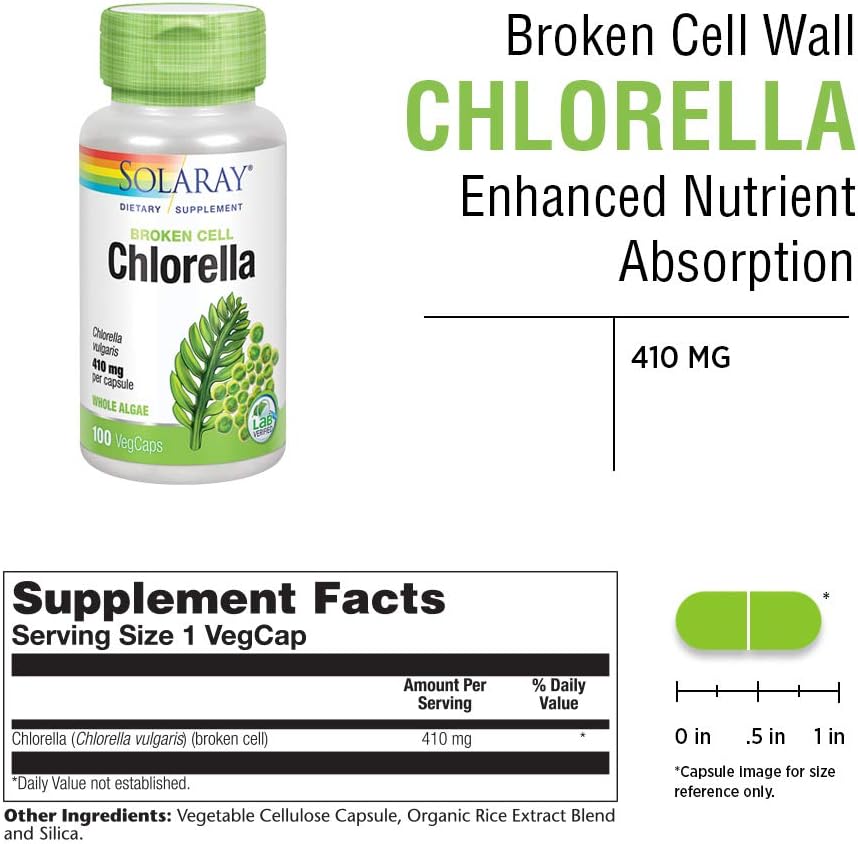 Solaray Chlorella 410 mg | FamiliaBoost