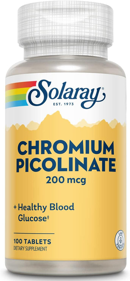 Solaray Chromium Picolinate 200 mcg | FamiliaBoost