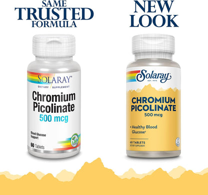 Solaray Chromium Picolinate 500 mcg | FamiliaBoost