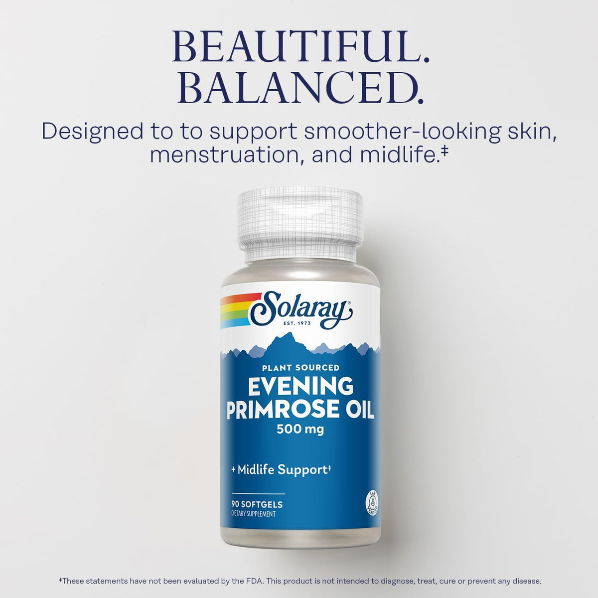 Solaray Evening Primrose Oil-High Potency 500 mg | FamiliaBoost