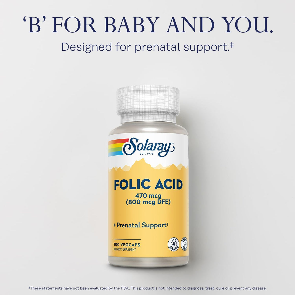 Solaray Folic Acid | FamiliaBoost