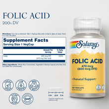 Solaray Folic Acid | FamiliaBoost
