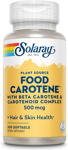 Solaray Food Carotene 500mcg | FamiliaBoost