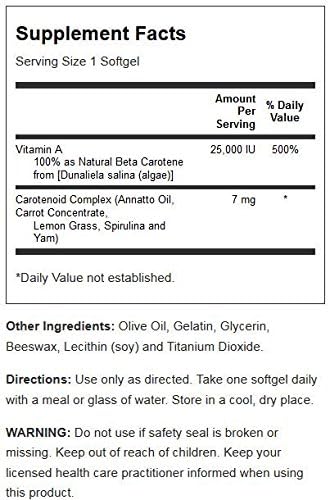 Solaray Food Carotene 7500mcg | FamiliaBoost