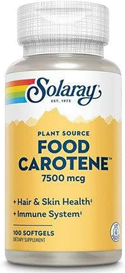 Solaray Food Carotene 7500mcg | FamiliaBoost
